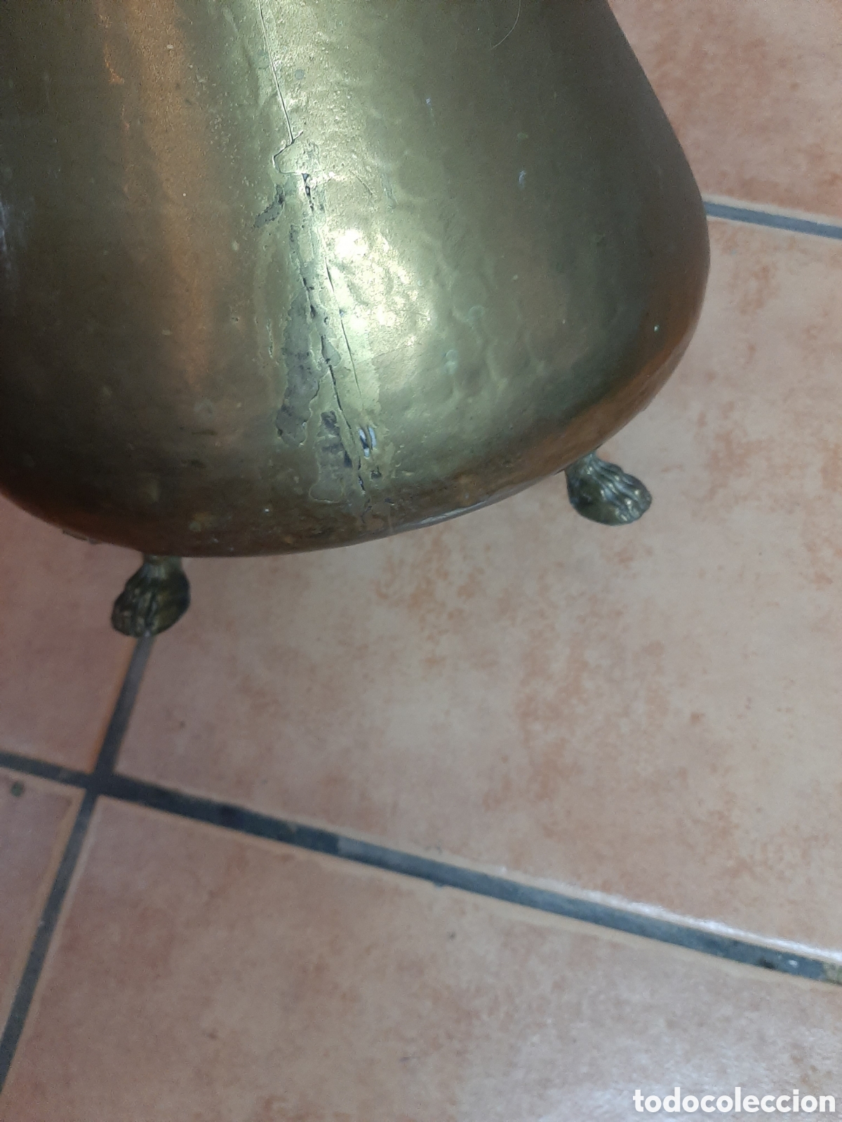 Antig&uuml;edades: PARAGUERO DE LATON ref ALF - Foto 7