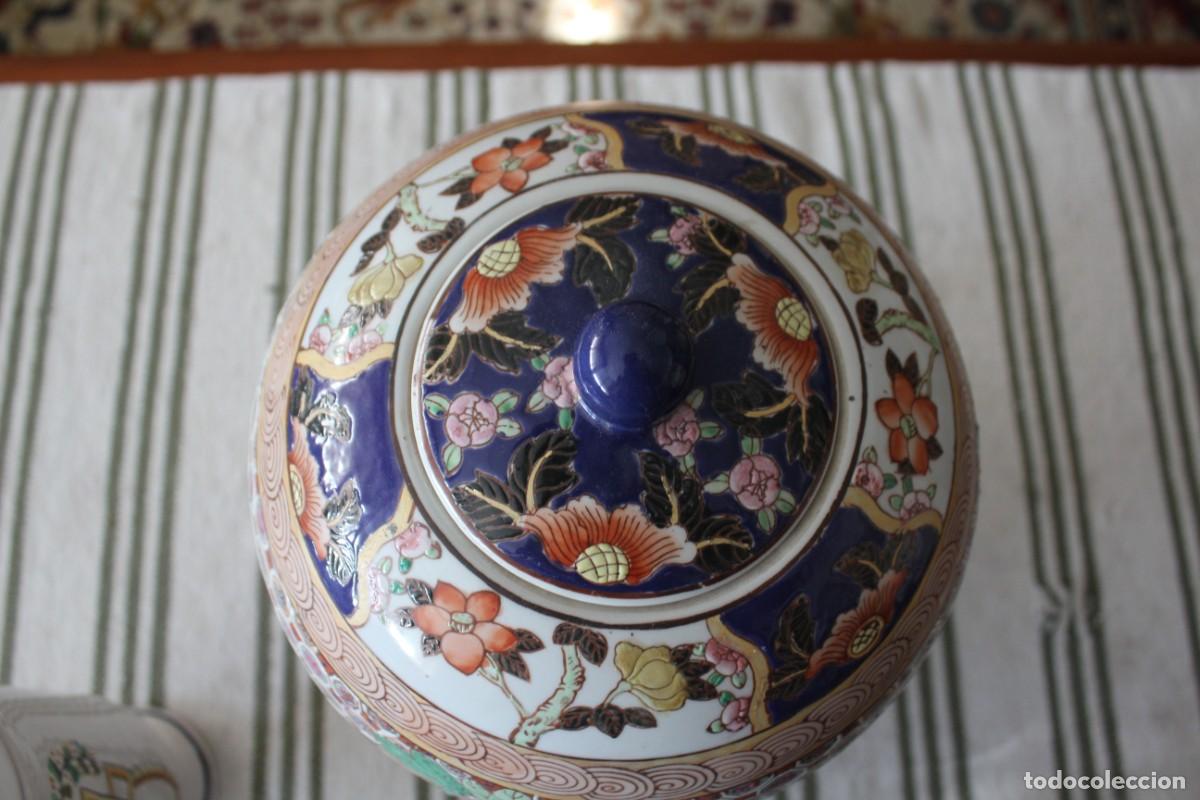 Antig&uuml;edades: Jarr&oacute;n porcelana con tapa - Foto 3