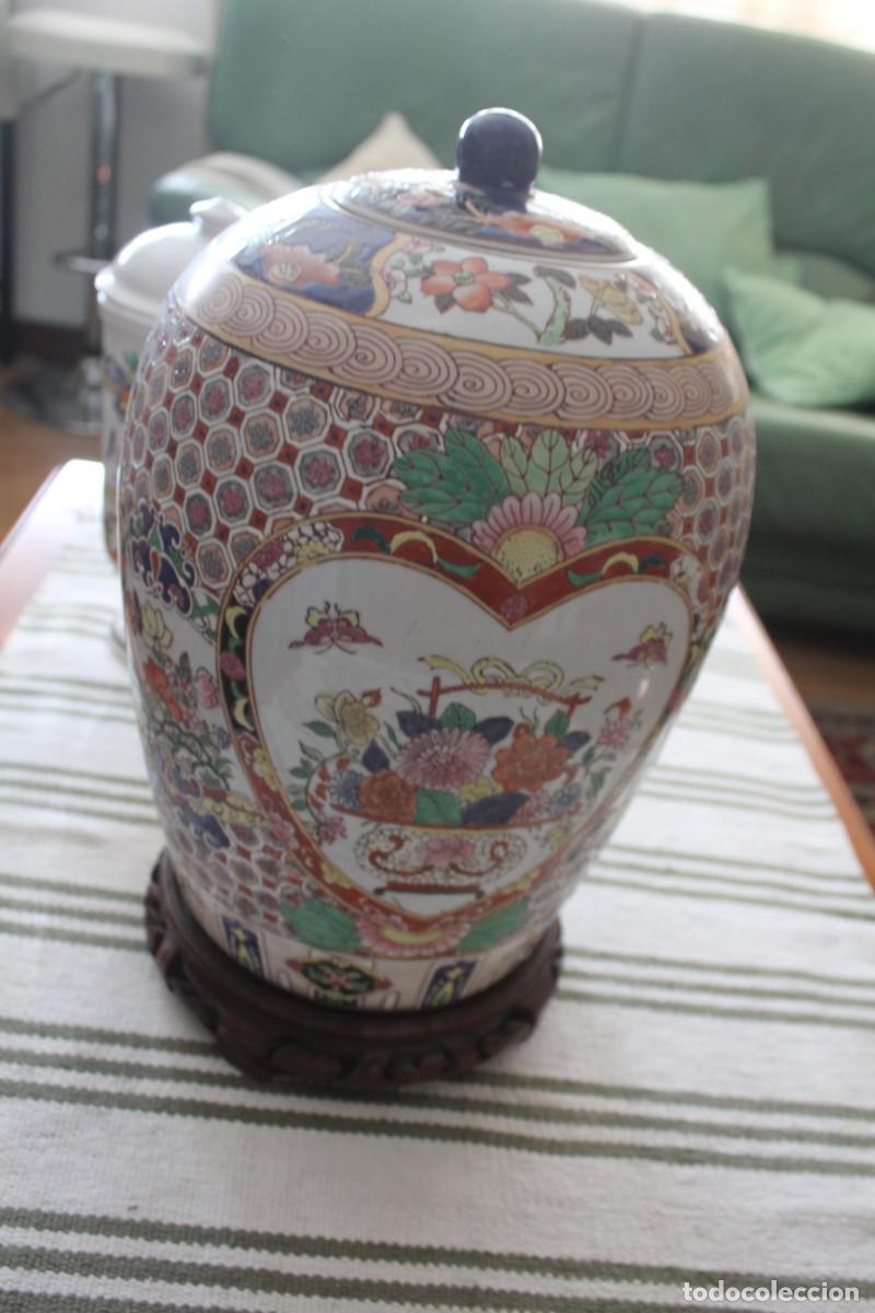 Antig&uuml;edades: Jarr&oacute;n porcelana con tapa - Foto 4
