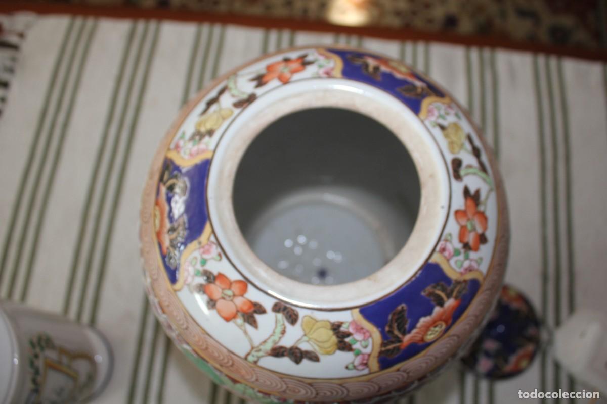 Antig&uuml;edades: Jarr&oacute;n porcelana con tapa - Foto 5