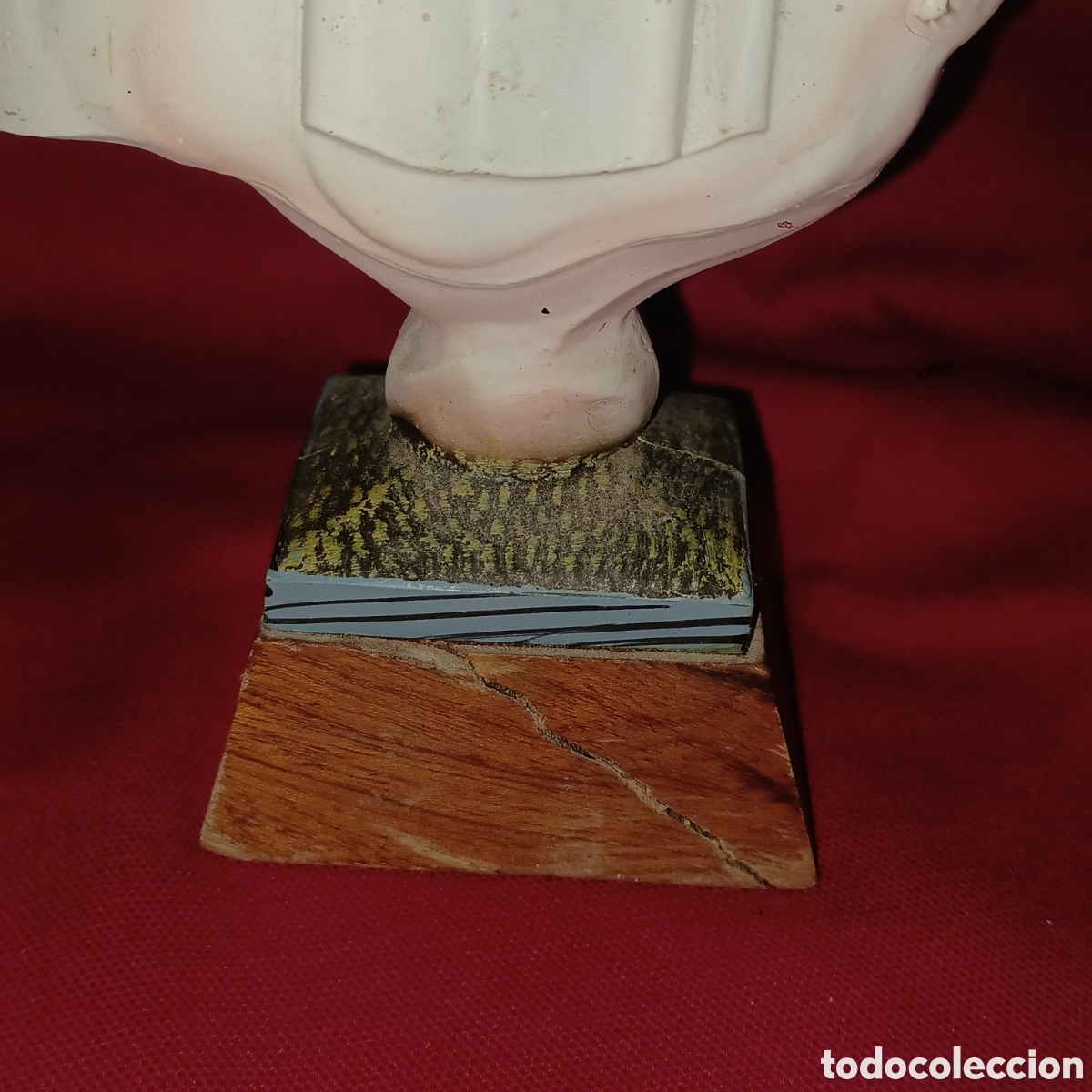 Antig&uuml;edades: Virgen del rosario de Fatima de estuco - Foto 5