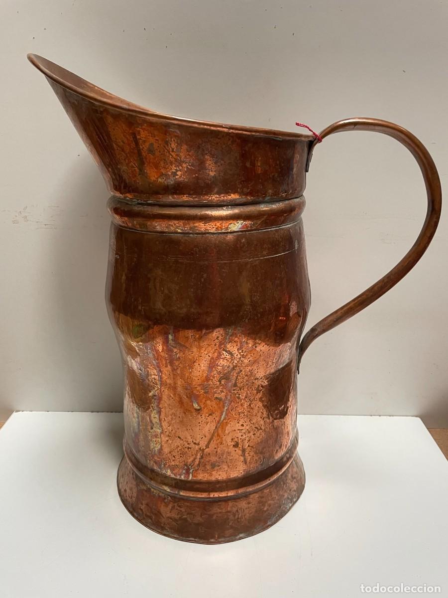 Antig&uuml;edades: ANTIGUA JARRA DE COBRE - Foto 2