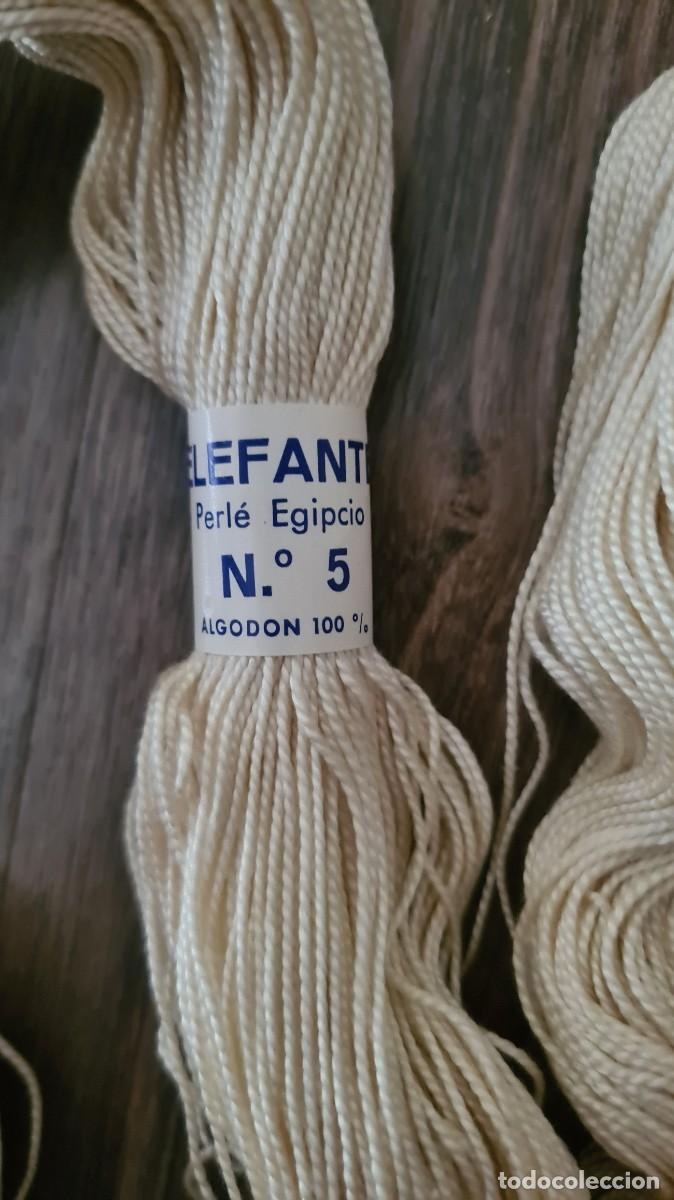 Antig&uuml;edades: Madeja Fabra Coats de Perle Egipcio n&ordm;5 - Foto 1