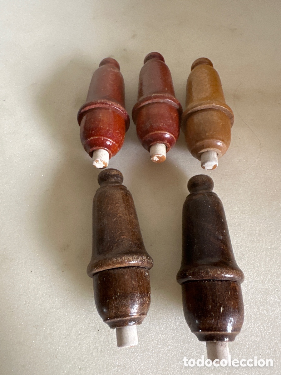 Antig&uuml;edades: Interruptor perilla madera - Foto 1