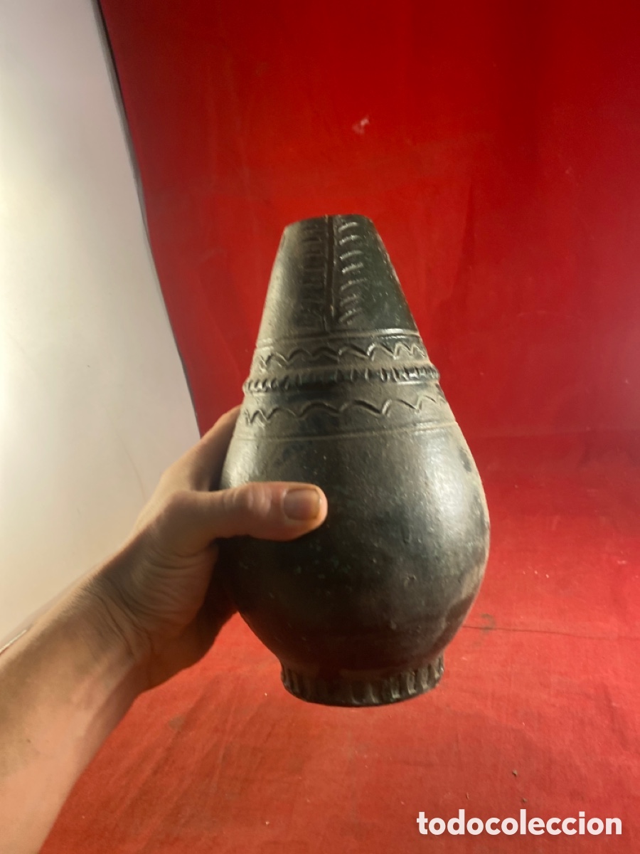 Antig&uuml;edades: Florero de cer&aacute;mica - Foto 2