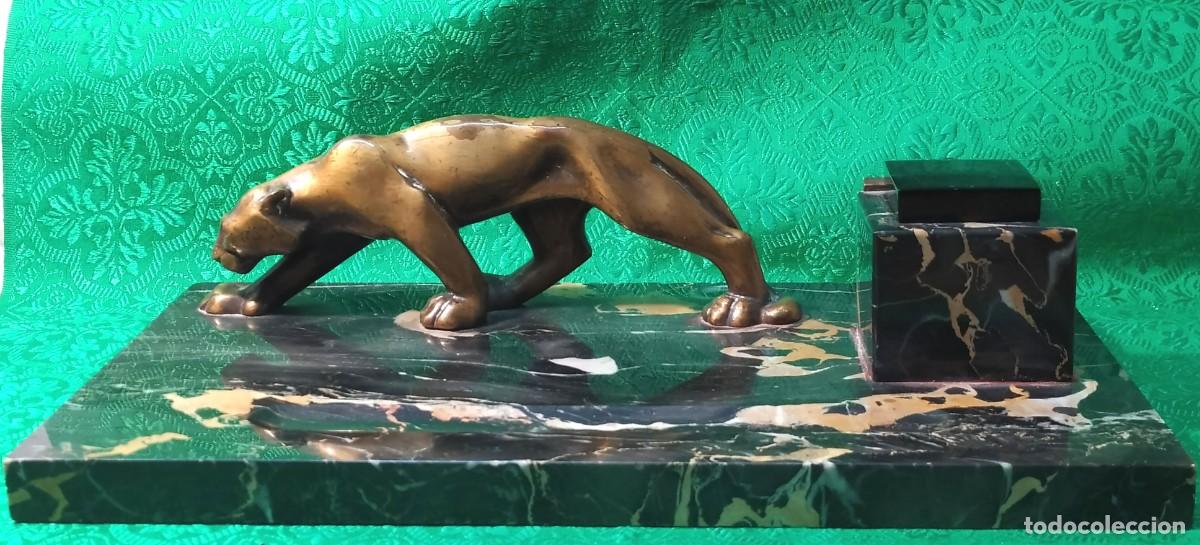 Antig&uuml;edades: ESCRIBAN&Iacute;A TINTERO ART DEC&Oacute; - Foto 2