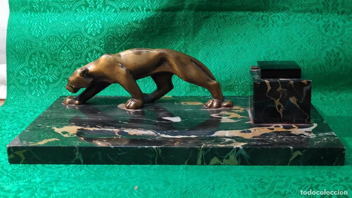 Antig&uuml;edades: ESCRIBAN&Iacute;A TINTERO ART DEC&Oacute; - Foto 1