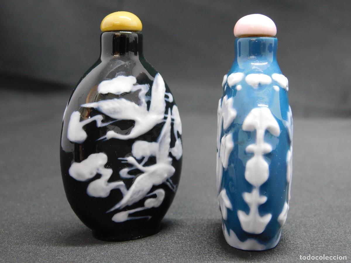 Antig&uuml;edades: PAREJA DE PERFUMEROS CHINOS - Foto 2