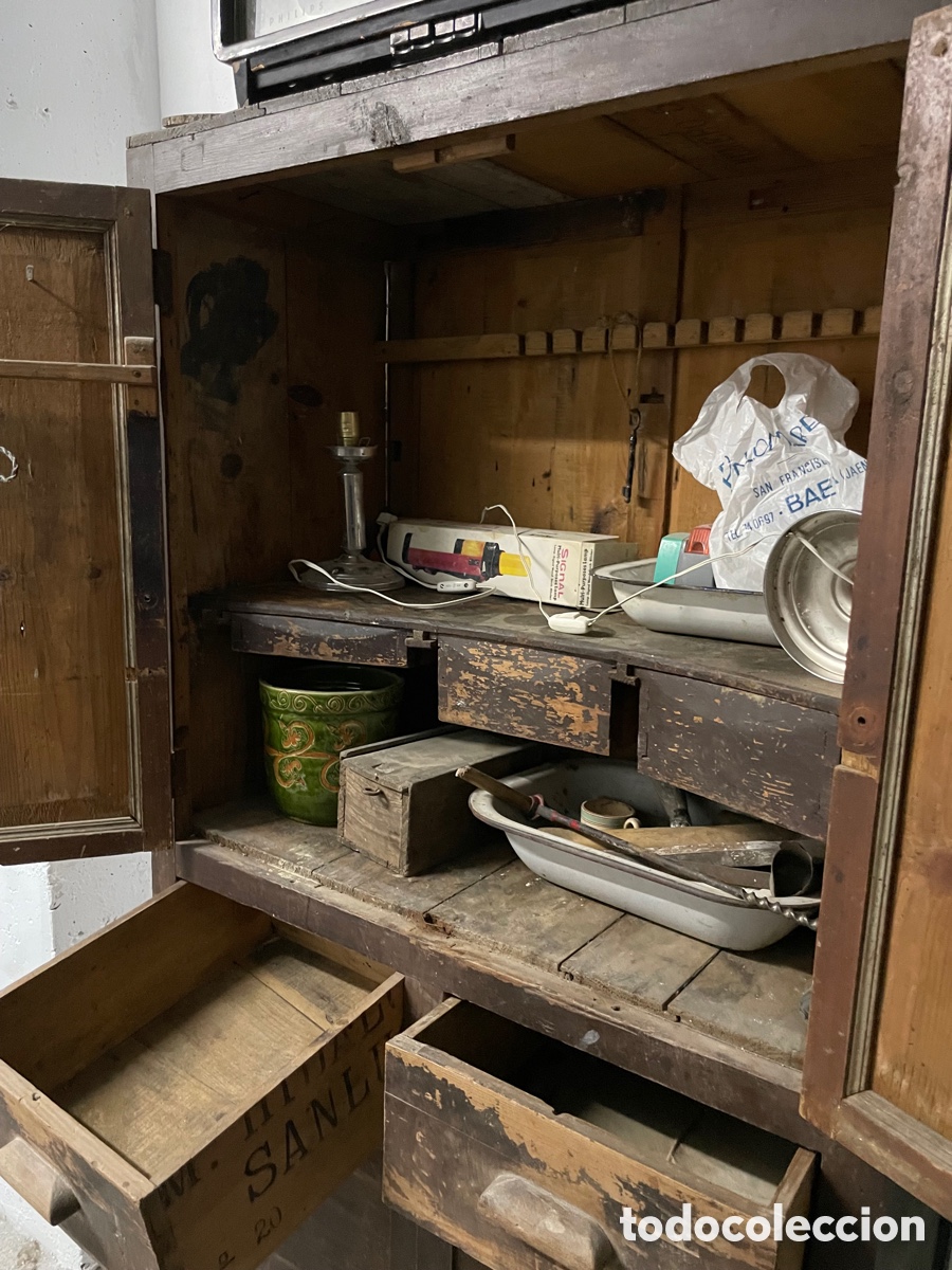 Antig&uuml;edades: Armario vintage carpintero - Foto 6