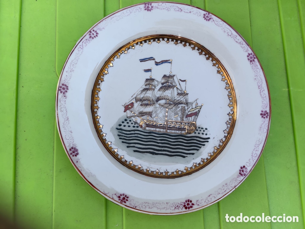 Antig&uuml;edades: Plato chino dinast&iacute;a qing - Foto 1