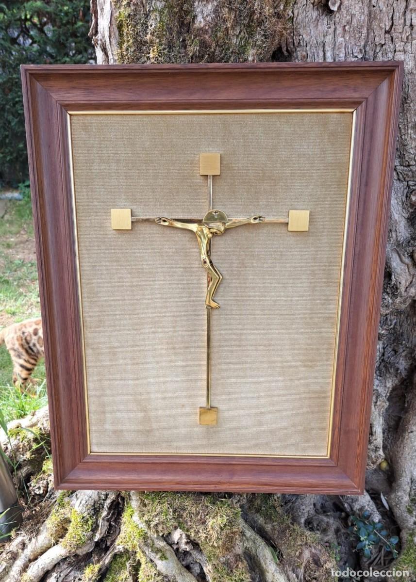 Antig&uuml;edades: Cuadro con Cruz Jesucristo de Dali - Foto 1