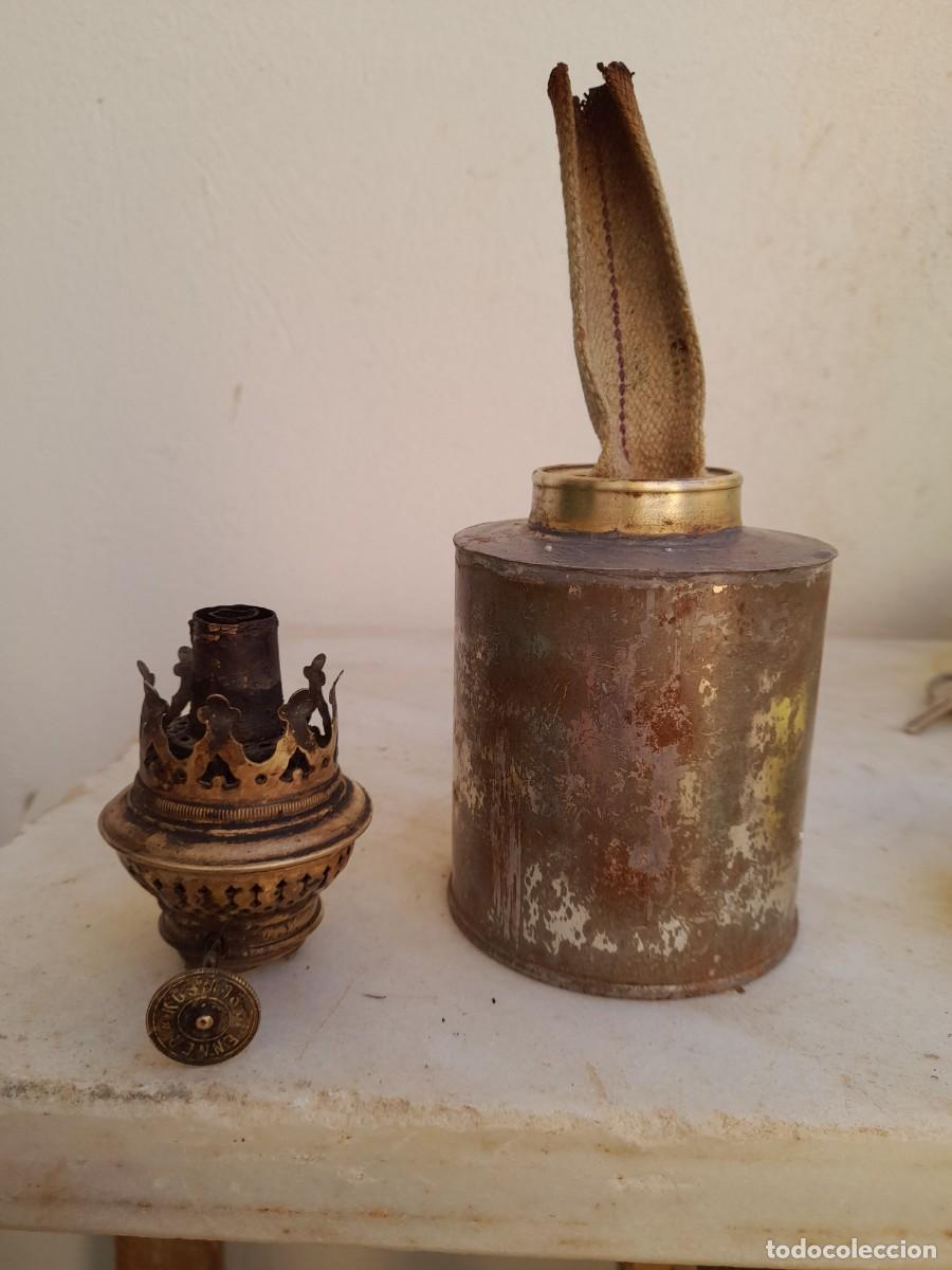 Antig&uuml;edades: Quinque lampara de aceite KOSMOS BRENNER - Foto 2