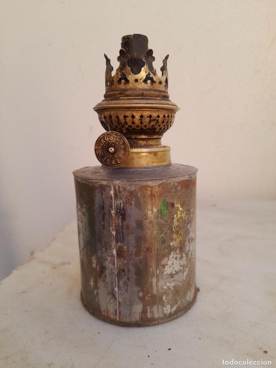 Antig&uuml;edades: Quinque lampara de aceite KOSMOS BRENNER - Foto 1
