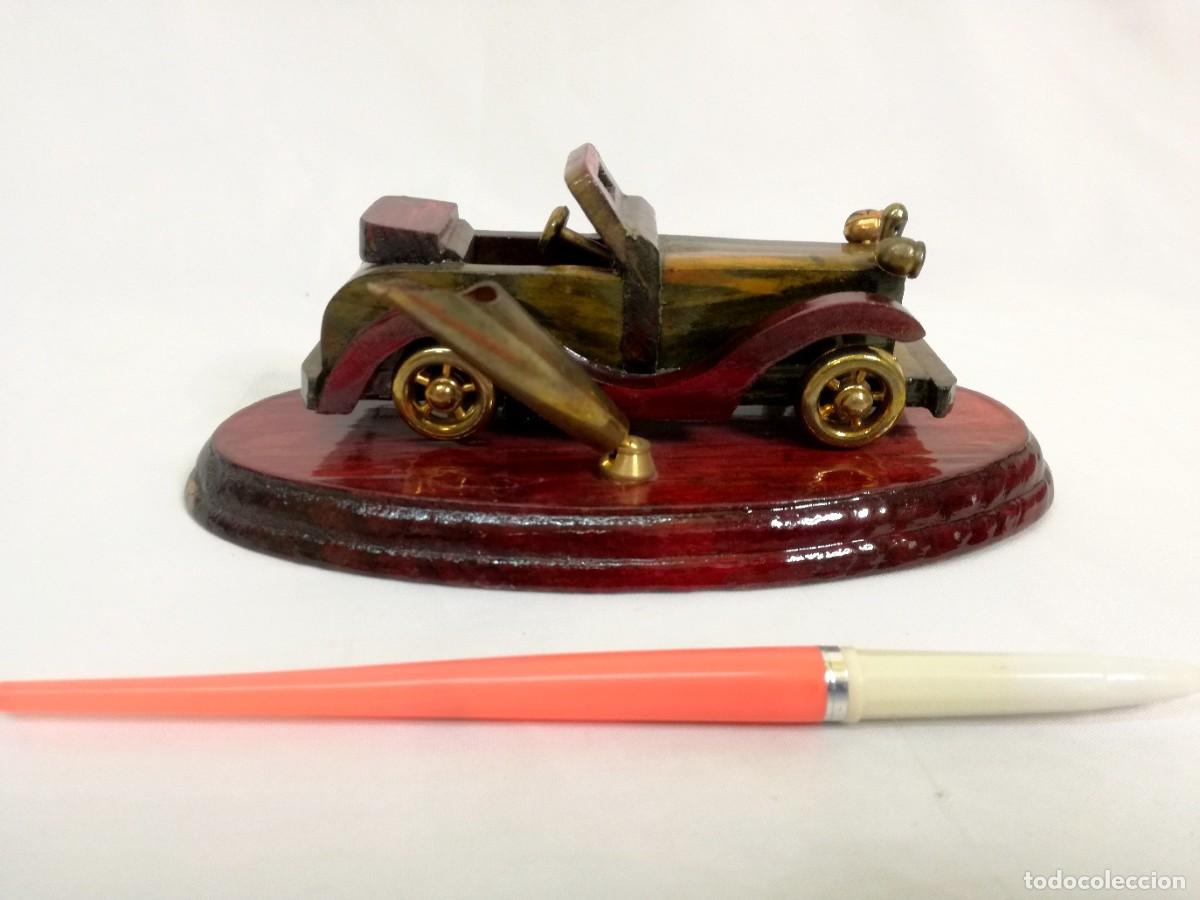 Antig&uuml;edades: ESCRIBAN&Iacute;A COCHE DE &Eacute;POCA EN MADERA - Foto 1