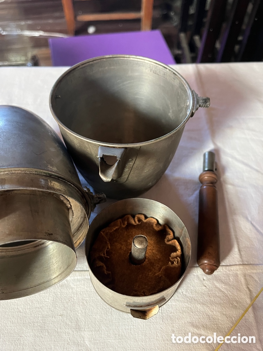 Antig&uuml;edades: ORIGINAL CAFETERA ANTIGUA CON ASA. - Foto 4
