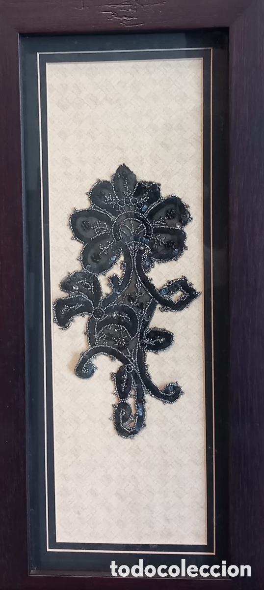 Antig&uuml;edades: Bordado Art Deco en negro - Foto 2