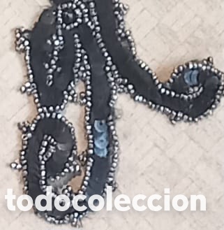 Antig&uuml;edades: Bordado Art Deco en negro - Foto 5