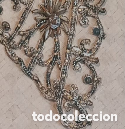 Antig&uuml;edades: Bordado antiguo enmarcado - Foto 2
