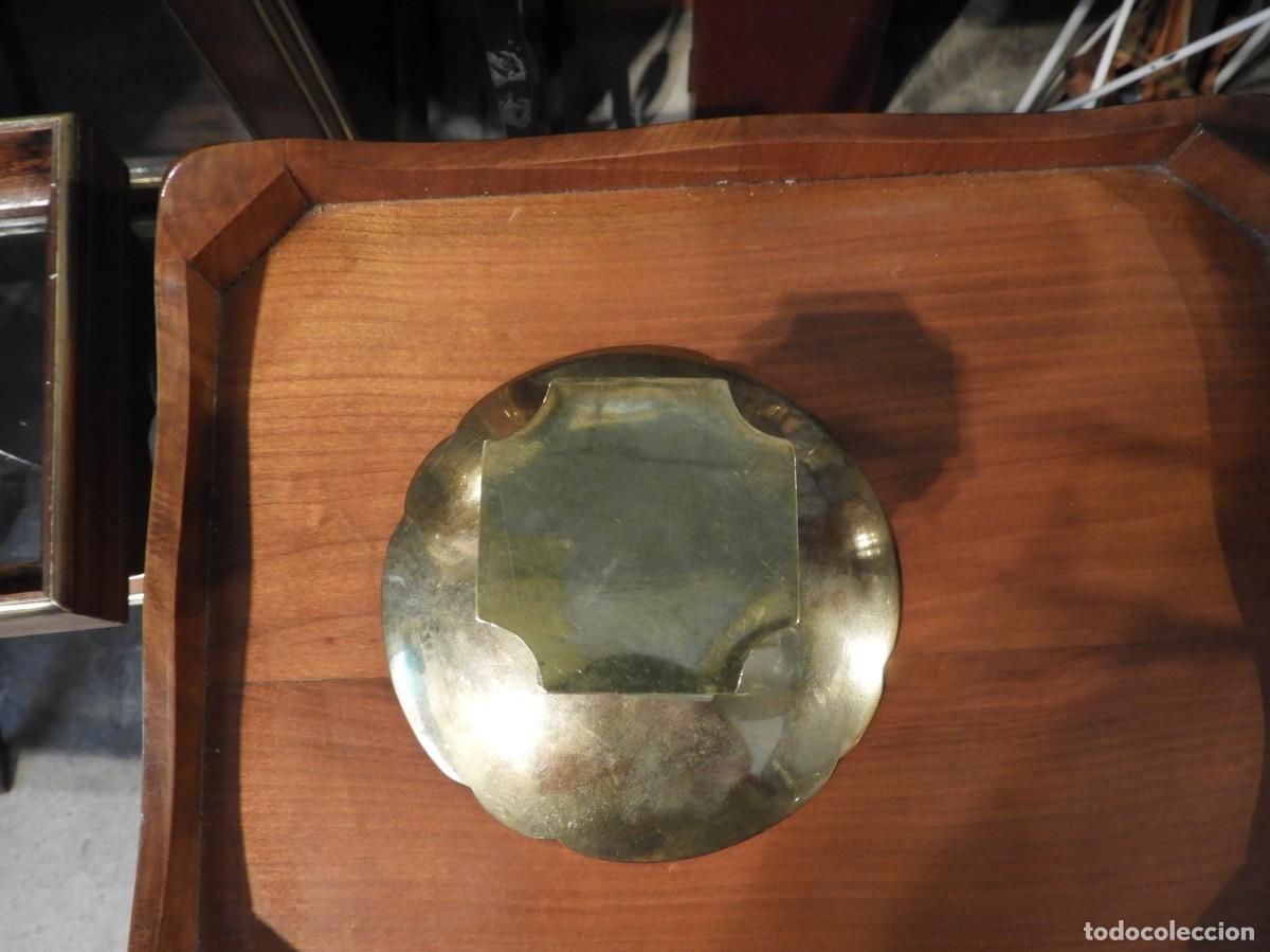 Antig&uuml;edades: CENTRO DE BRONCE DORADO Y ESMALTE CLOISONNE - Foto 7