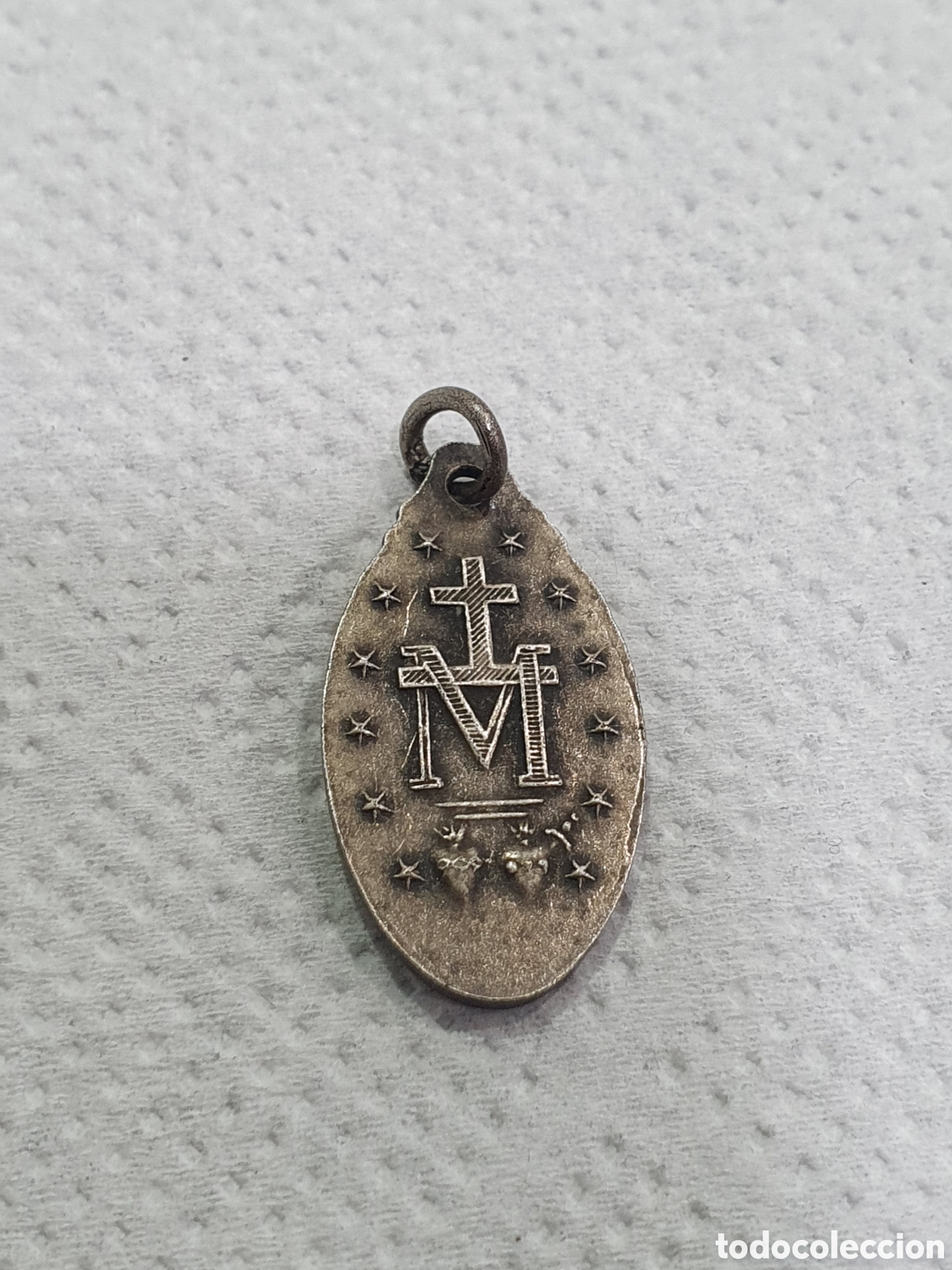 Antig&uuml;edades: Medalla religiosa Inmaculada. (L8) - Foto 2