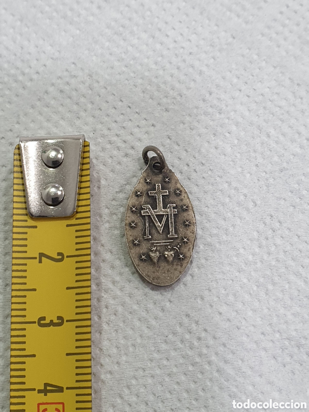 Antig&uuml;edades: Medalla religiosa Inmaculada. (L8) - Foto 3