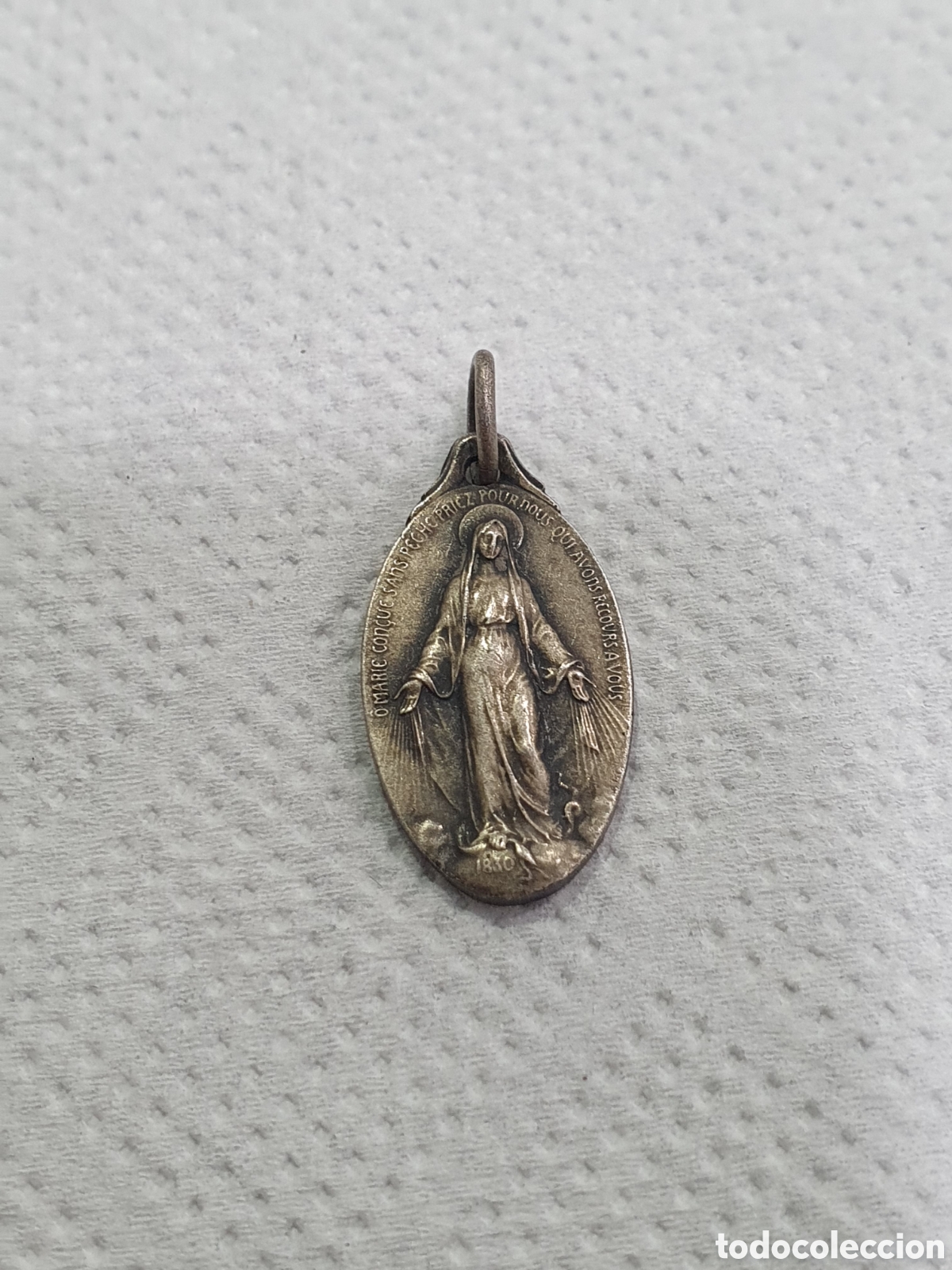 Antig&uuml;edades: Medalla religiosa Inmaculada. (L8) - Foto 1