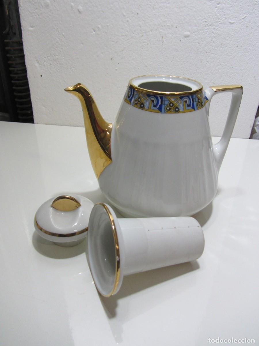 Antig&uuml;edades: Tetera. Cafetera Porcelana Francesa - Foto 3
