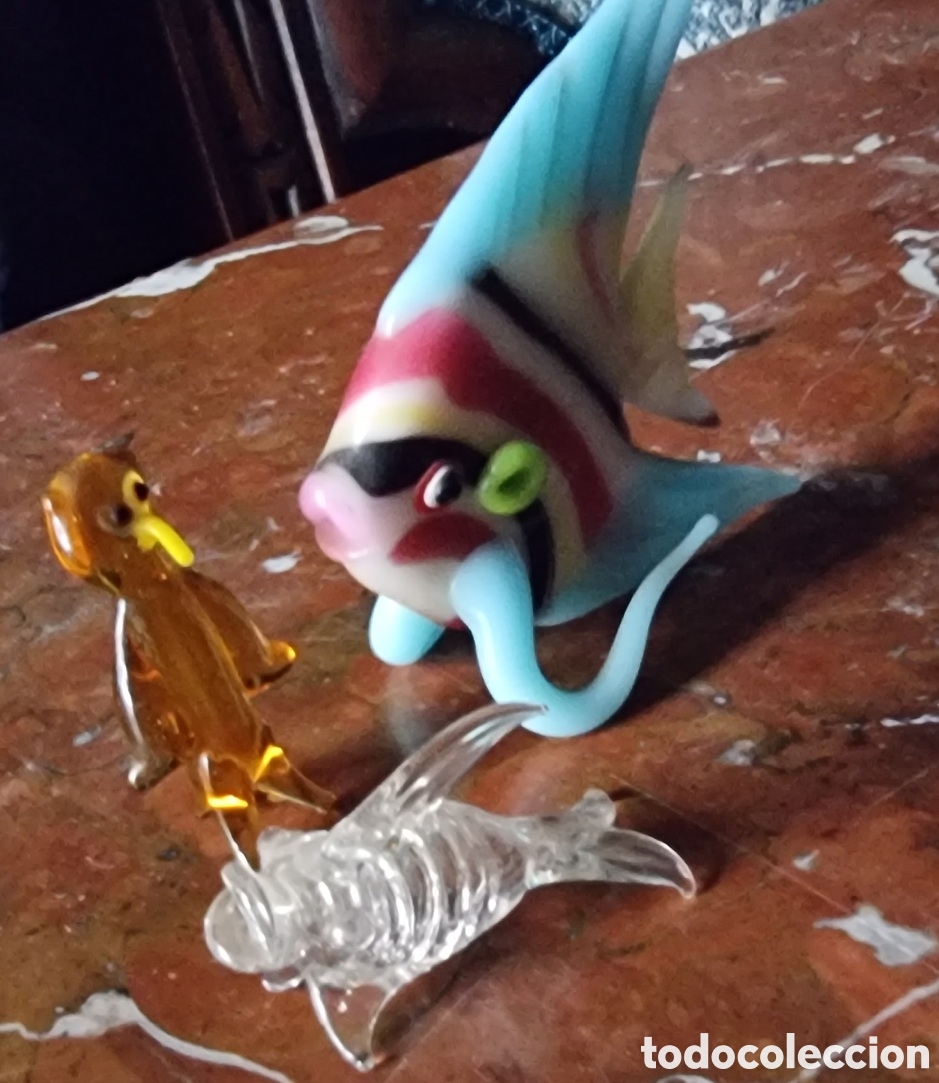 Antig&uuml;edades: figuras de crital de murano antiguas - Foto 2