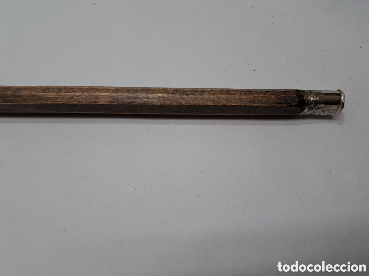 Antig&uuml;edades: Antiguo bast&oacute;n tallado en madera - Foto 3