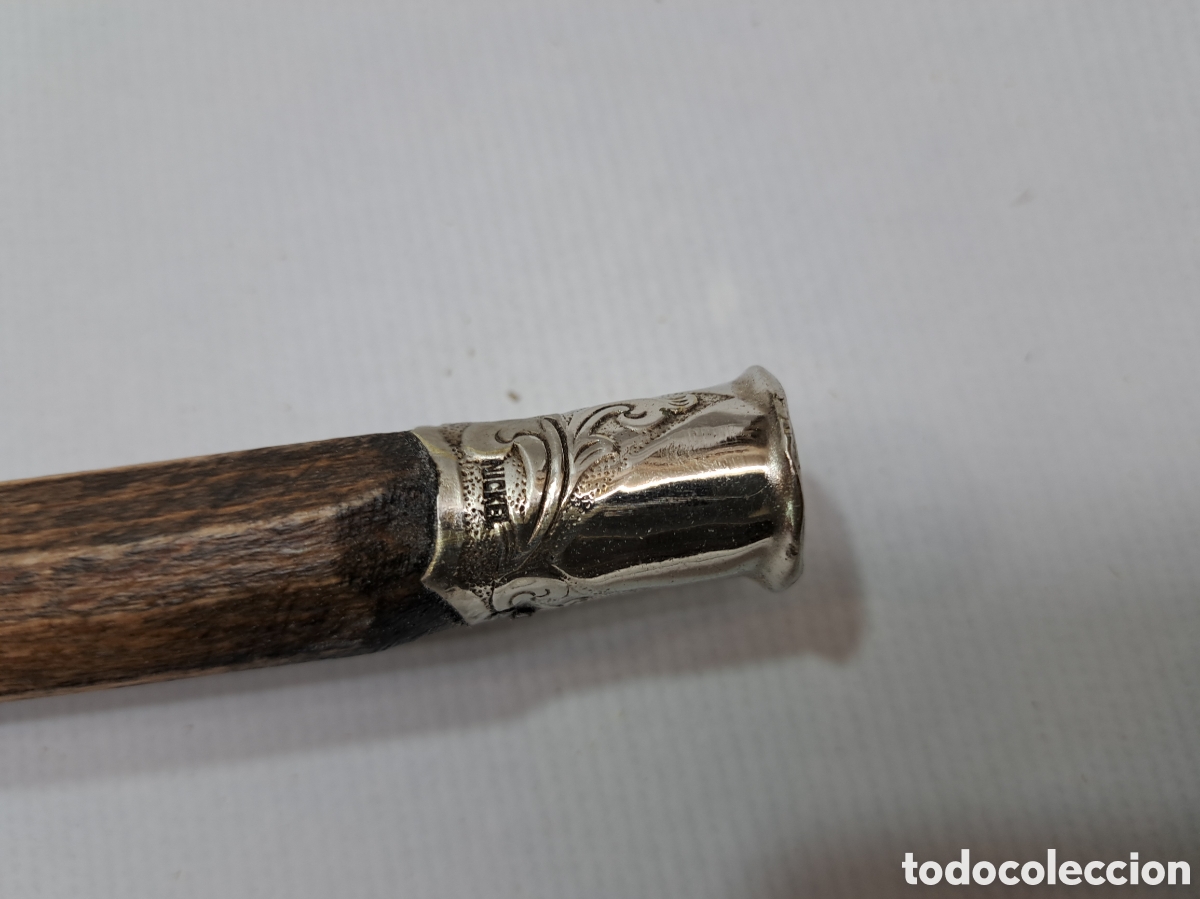 Antig&uuml;edades: Antiguo bast&oacute;n tallado en madera - Foto 12