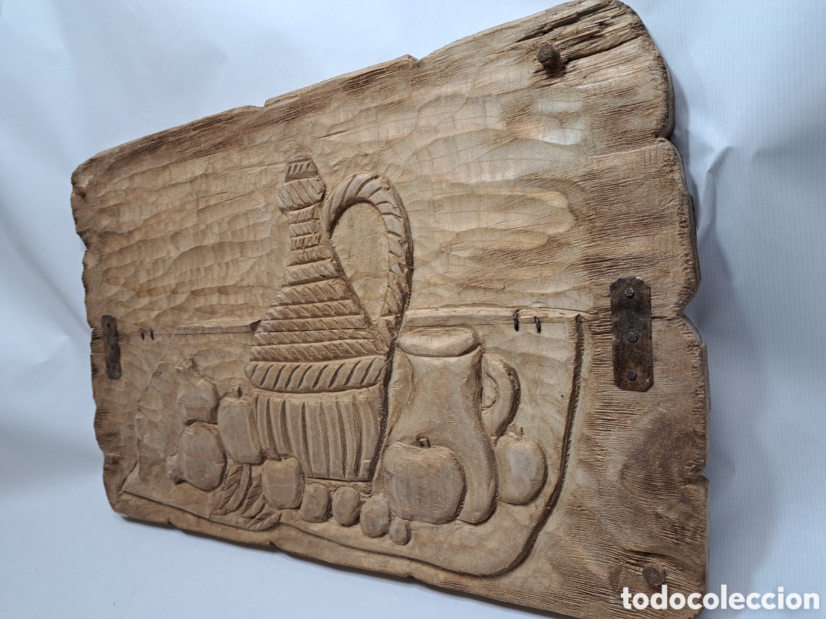 Antig&uuml;edades: BODEGON TALLADO EN MADERA - Foto 11