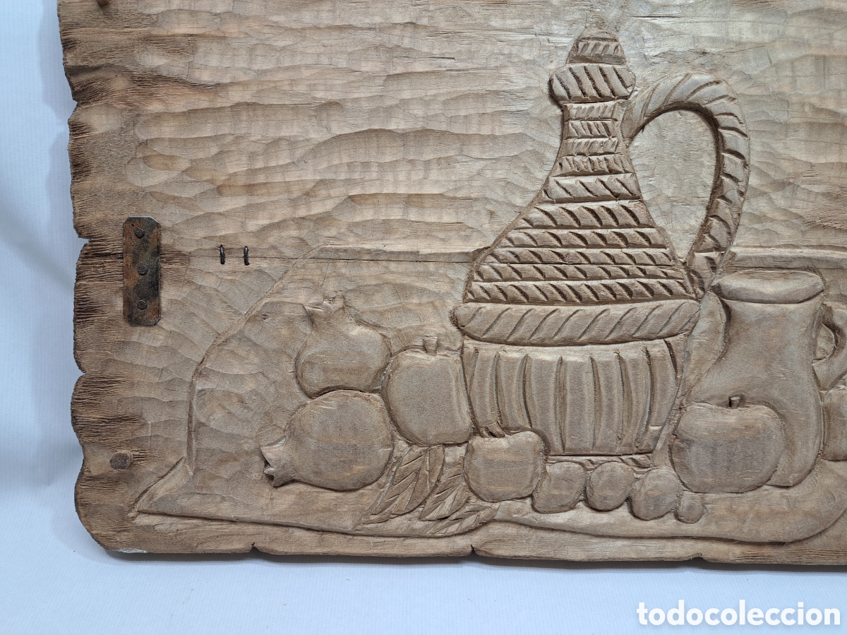 Antig&uuml;edades: BODEGON TALLADO EN MADERA - Foto 12