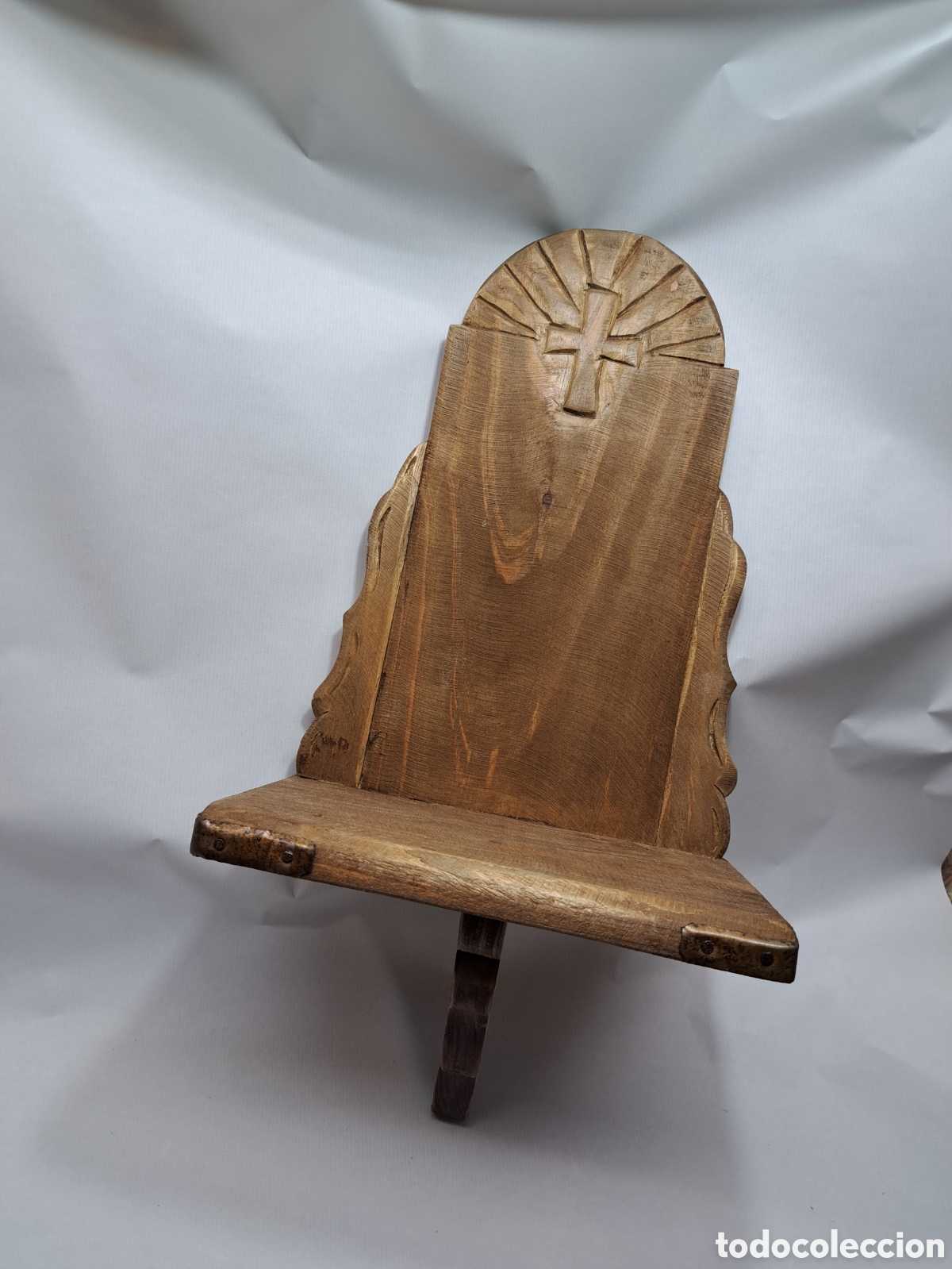 Antig&uuml;edades: ORATORIO DE MADERA RUSTICO - Foto 2