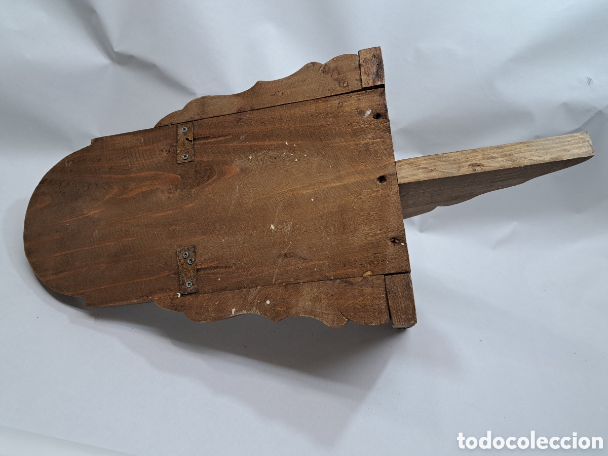 Antig&uuml;edades: ORATORIO DE MADERA RUSTICO - Foto 4