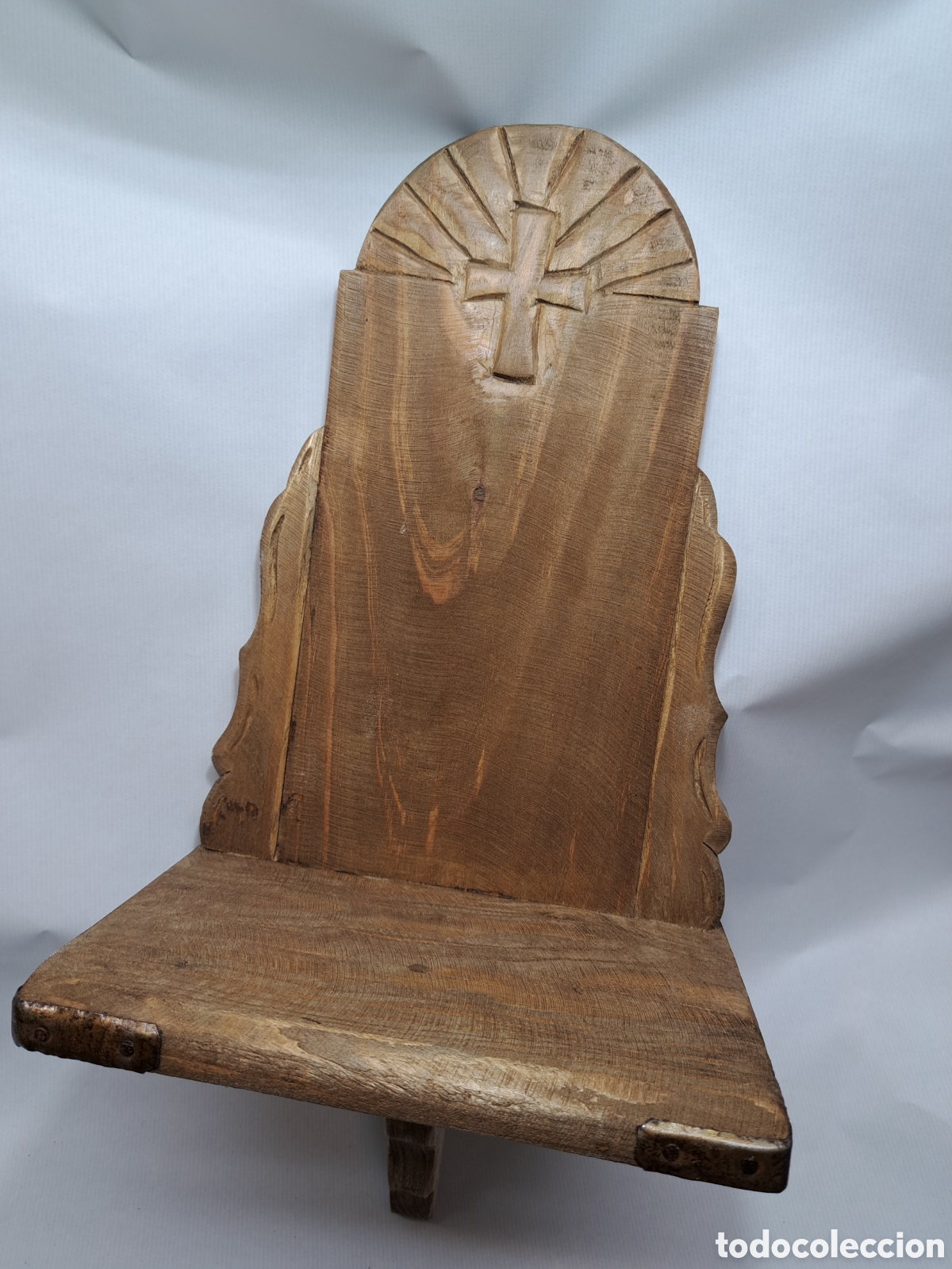 Antig&uuml;edades: ORATORIO DE MADERA RUSTICO - Foto 6
