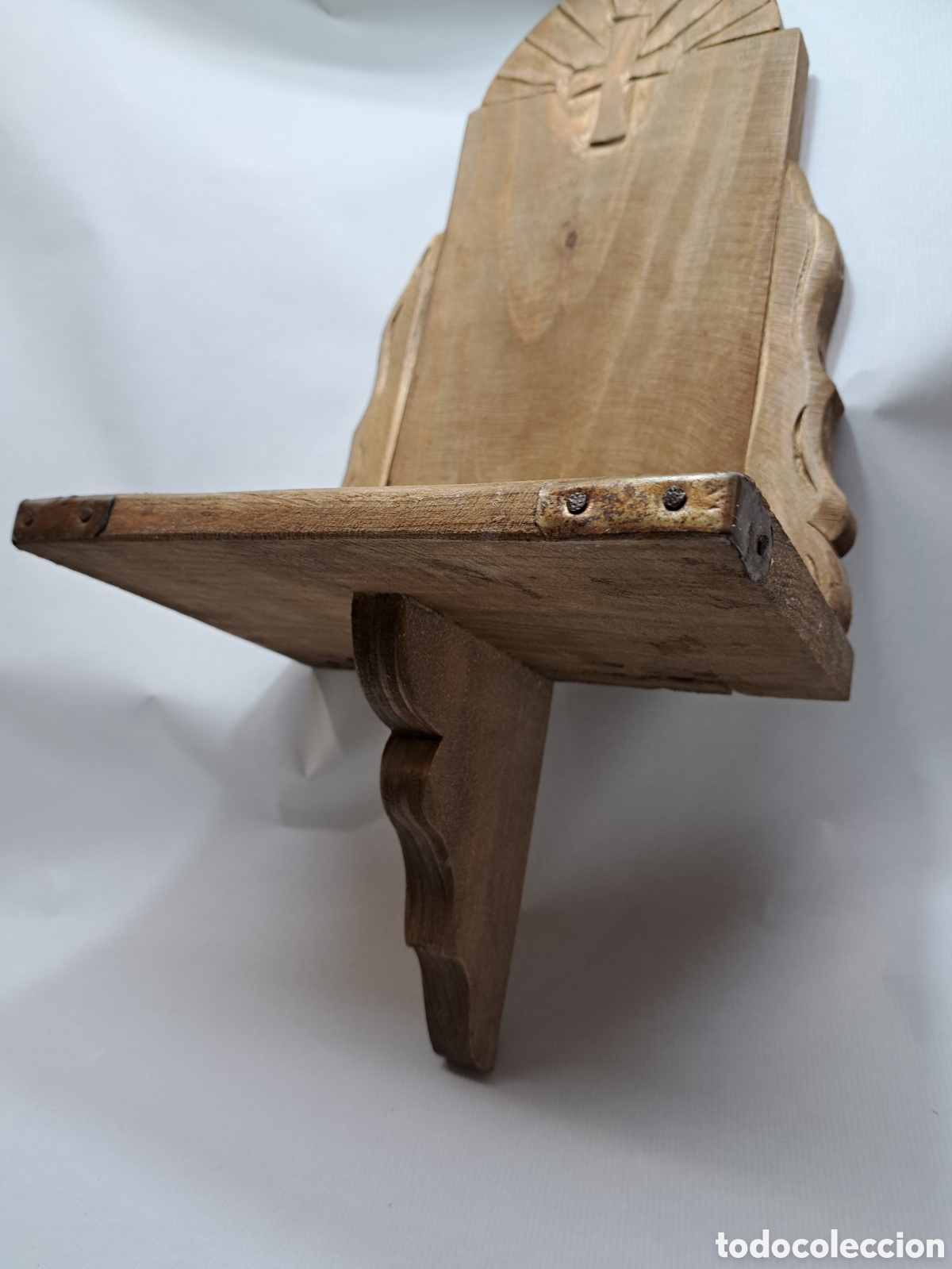 Antig&uuml;edades: ORATORIO DE MADERA RUSTICO - Foto 8