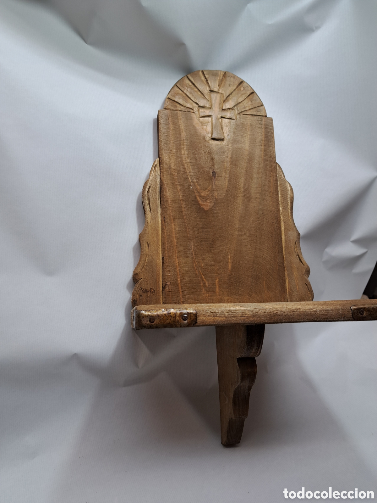 Antig&uuml;edades: ORATORIO DE MADERA RUSTICO - Foto 11