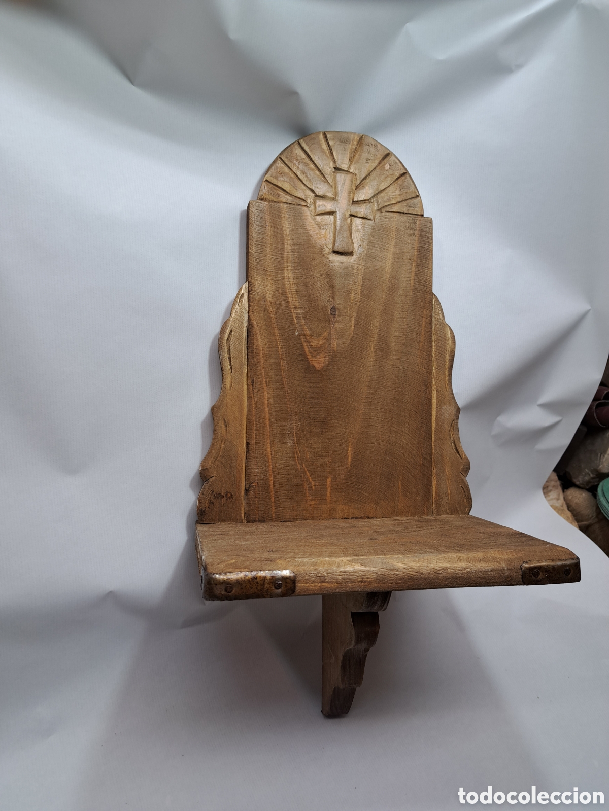 Antig&uuml;edades: ORATORIO DE MADERA RUSTICO - Foto 12
