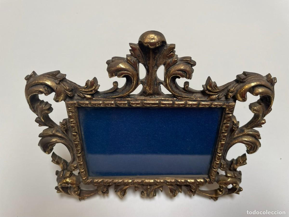 Antig&uuml;edades: PORTAFOTOS BRONCE - Foto 1