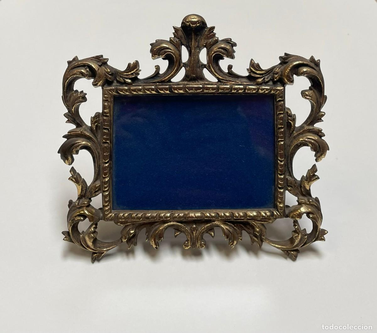 Antig&uuml;edades: PORTAFOTOS BRONCE - Foto 2