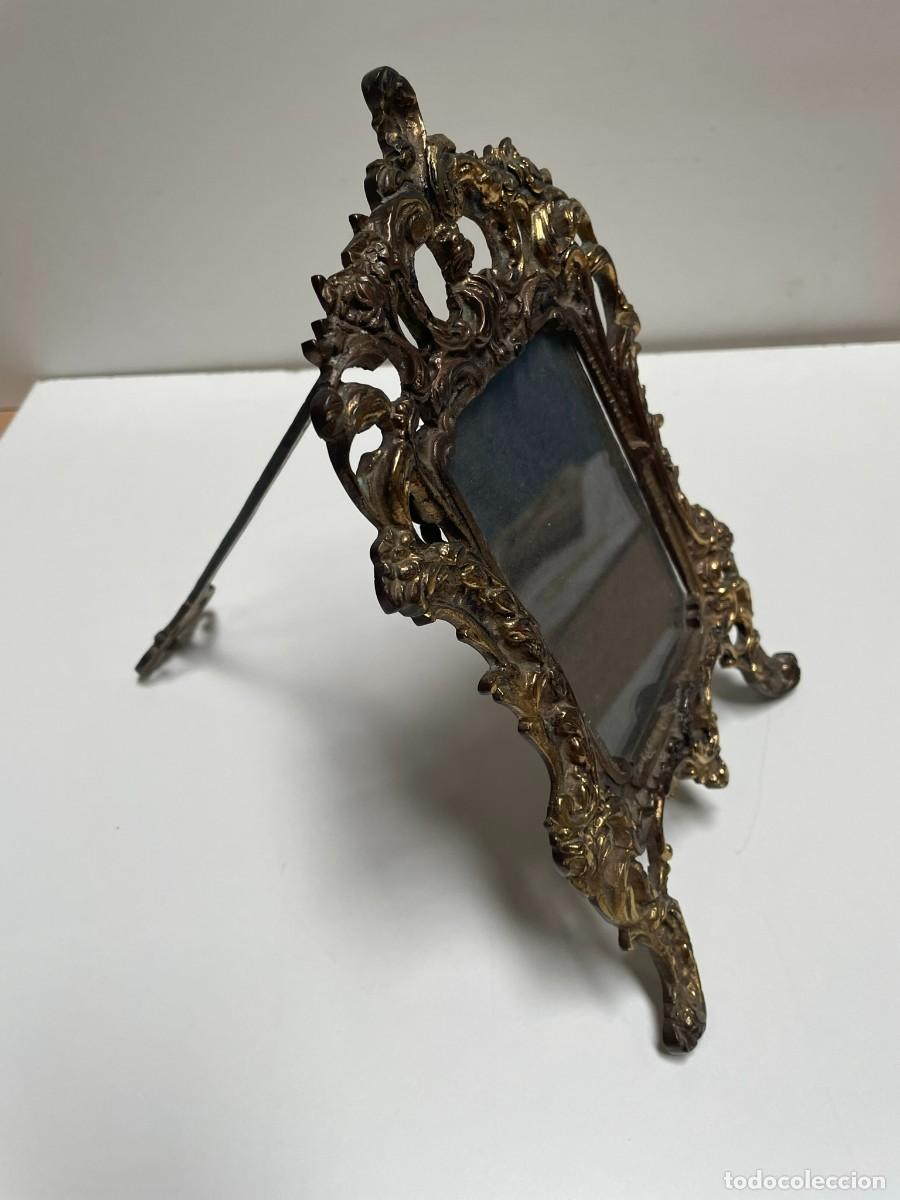 Antig&uuml;edades: PORTAFOTOS BRONCE - Foto 2