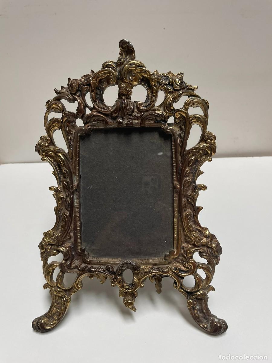 Antig&uuml;edades: PORTAFOTOS BRONCE - Foto 1