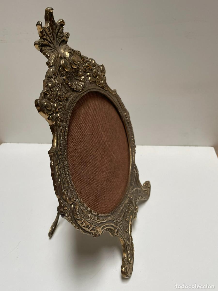 Antig&uuml;edades: ESPEJO DE SOBREMESA EN BRONCE - Foto 4