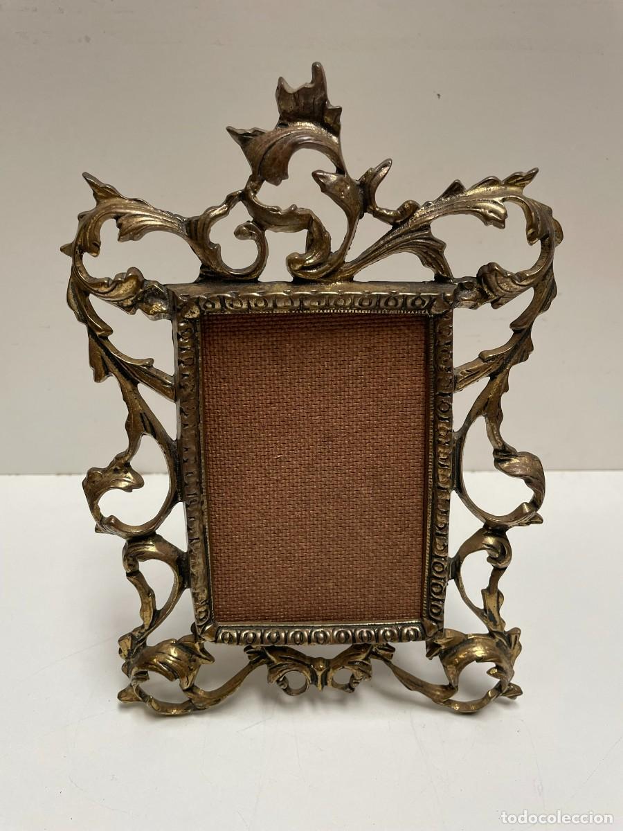 Antig&uuml;edades: PORTAFOTOS EN BRONCE - Foto 2