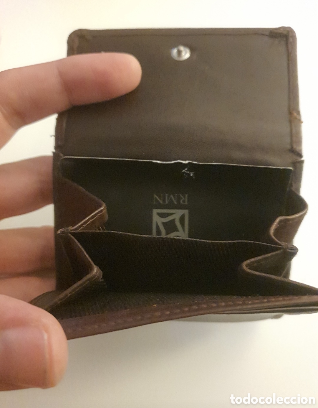 Antig&uuml;edades: cartera de piel rmn - Foto 4