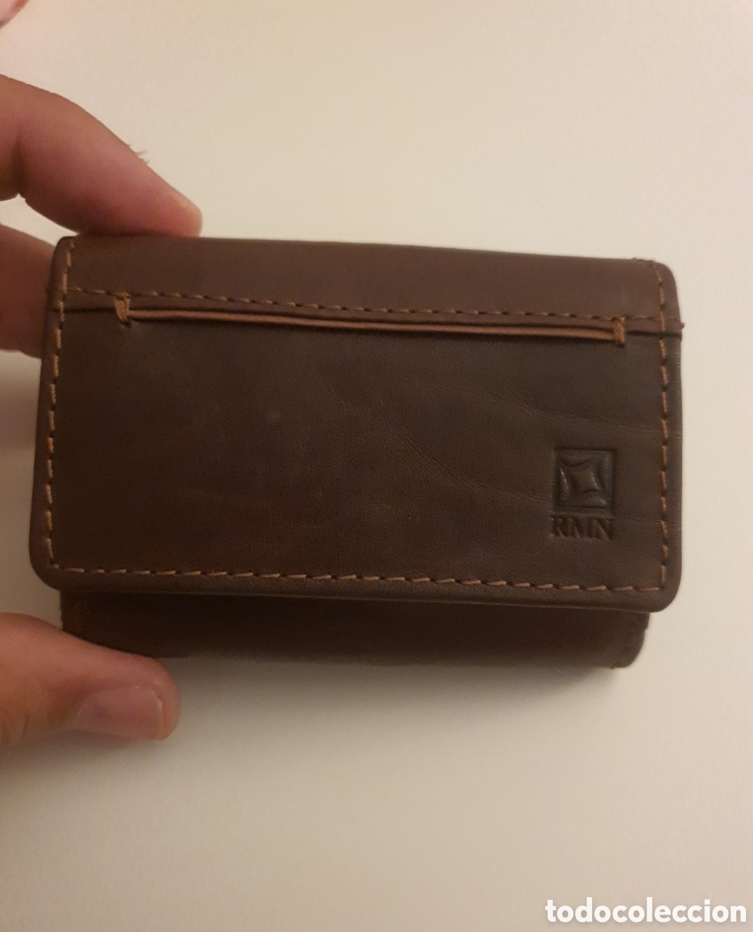 Antig&uuml;edades: cartera de piel rmn - Foto 1