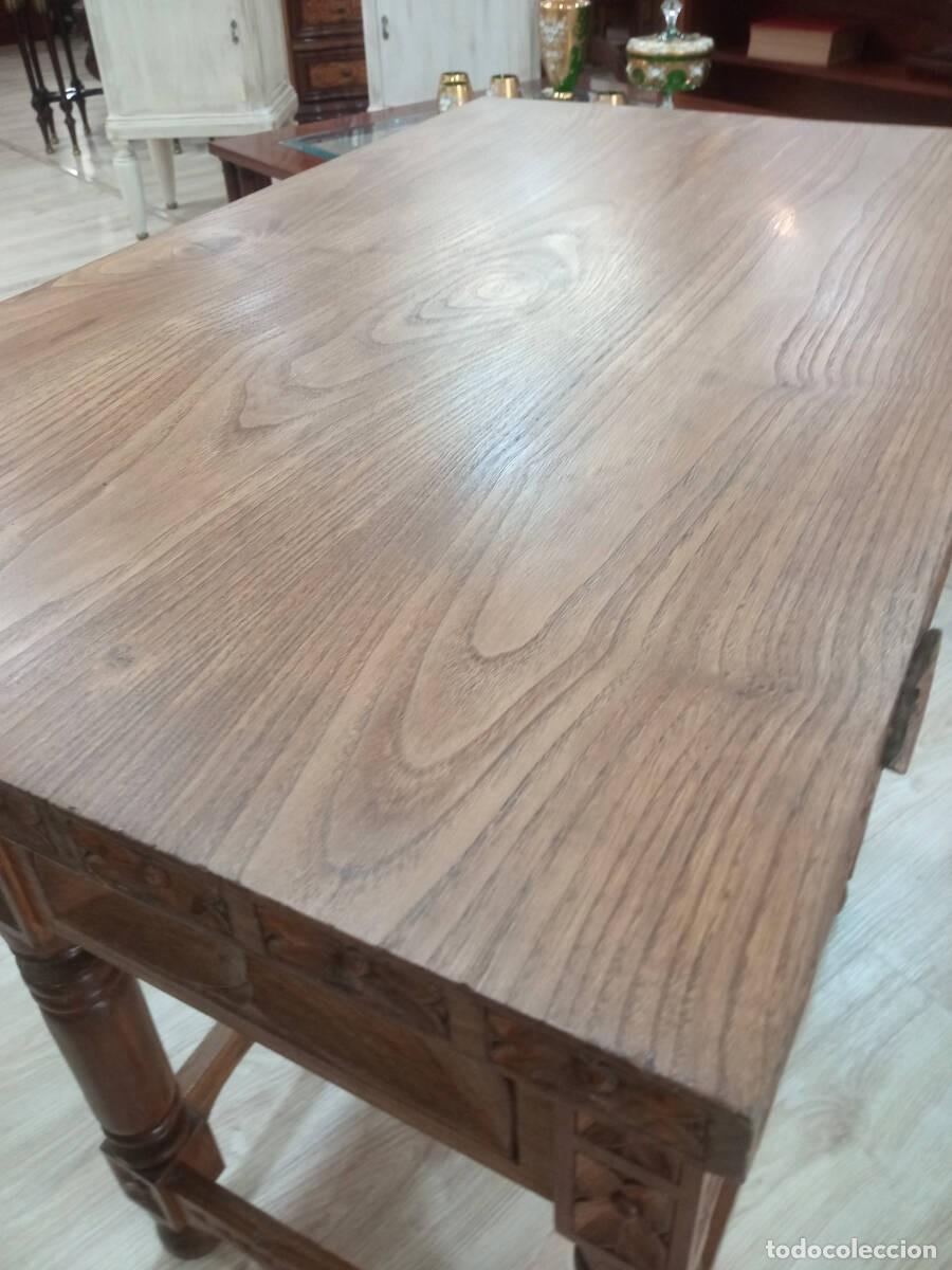 Antig&uuml;edades: Mesa antigua de roble - Foto 5