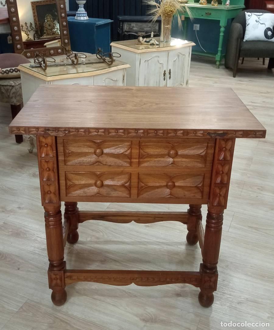Antig&uuml;edades: Mesa antigua de roble - Foto 2
