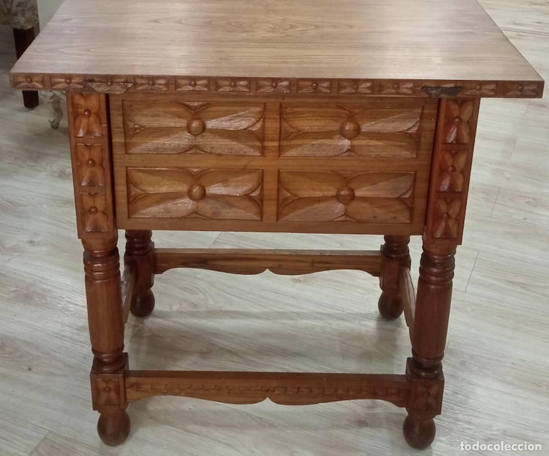 Antig&uuml;edades: Mesa antigua de roble - Foto 3