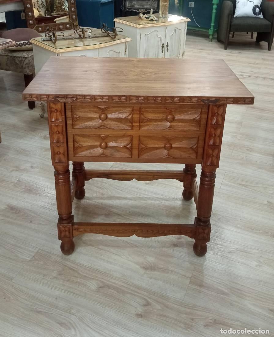 Antig&uuml;edades: Mesa antigua de roble - Foto 1
